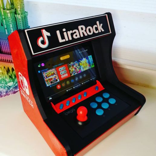 Nintendo Switch Arcade Stand Cabinet - for retro controller