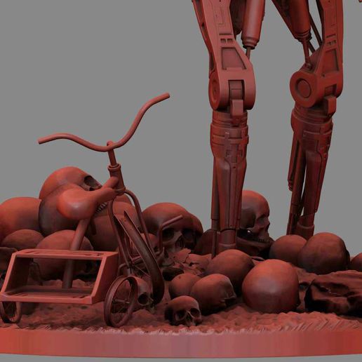 Снимок-70.jpg Terminator T-800 Endoskeleton Rekvizit T2 V2 High Detal