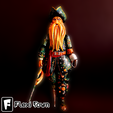3.png Flexi Print-in-Place Pirate, Davy Jones