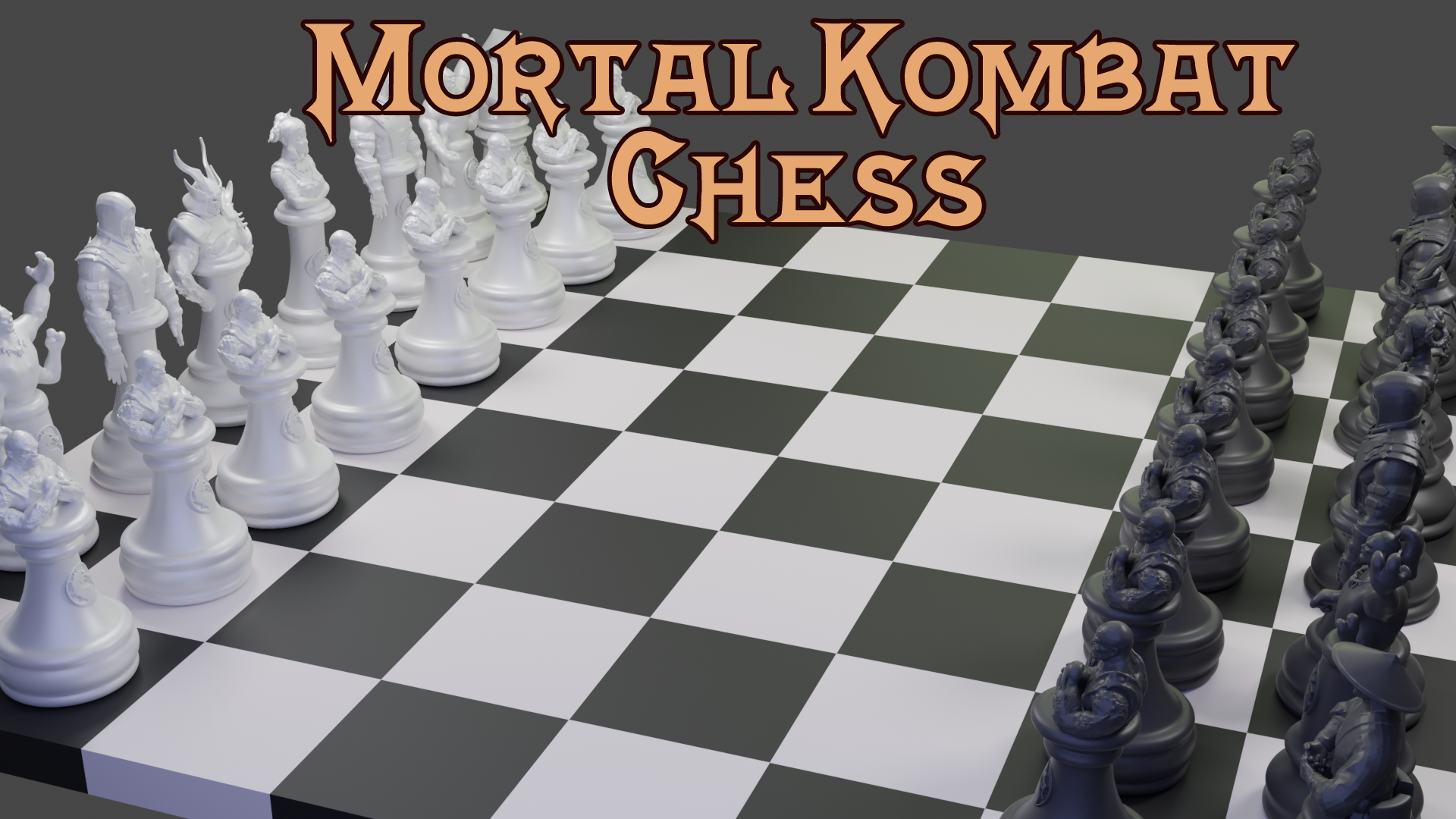 mortal kombat chess board