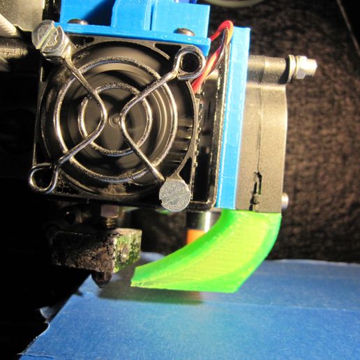 Extended high flow  fan duct for Anet A8 with autolevel sensor - 3D model önizlemesi