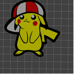 Pikachu-keychain.png Pokémon Pikachu Keychain chaveiro