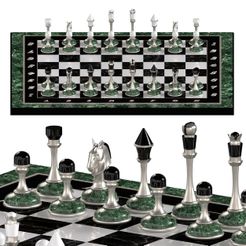 Chess-4.jpg 3D file Chess board with pieces・Model to download and 3D print