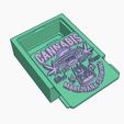 Captura-de-Pantalla-2022-12-19-a-las-21.47.33.jpg STL file WEED BOX MARIJUANA WEED CONTAINER-GRINDERKING NUMBER 2 100X110X45MM EASY PRINT・3D print object to download