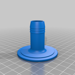 IBC_19mm_Schlauch_anschluss_Wand_2mm.png Free 3D file IBC Tank verbinder für 19mm ID Schlauch・Object to download and to 3D print