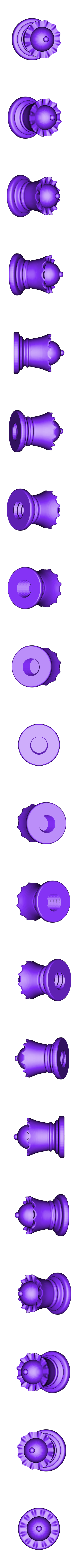 QueenHead.stl Шахматный набор для печати