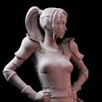 6.jpg Final Fantasy 7 Jessie Rasberry Statue Remake Bust Sculpt 3D Print STL Files Download file figure video game digital pattern FF7 Remake