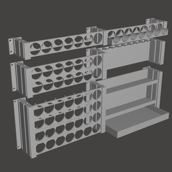 Captura-de-ecrã-2023-05-27-084323.png Archivo STL expositor de botes de pintura, Hobby Workspace・Diseño para descargar y imprimir en 3D