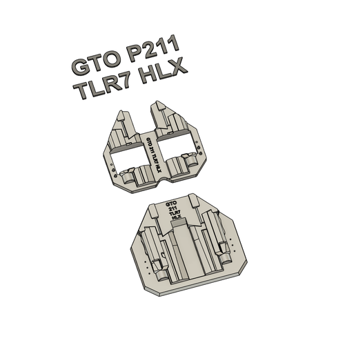 P211 GTO TLR7 HLX Holster Mold