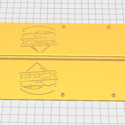 SIDESKIRTRCD.png Файл STL ЮБКА С БОКОВЫМИ СКЛАДКАМИ ARRMA INFRACTION・Шаблон для 3D-печати для загрузки