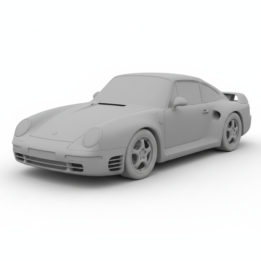 Porsche 959 prototype lineage garage, drift car, vehicle, race car, car 3D, pickup, car, supercar, JDM, vintage car, classic car, truck, car model, diorama, hypercar, SUV, muscle car, car STL, sports car, automobile