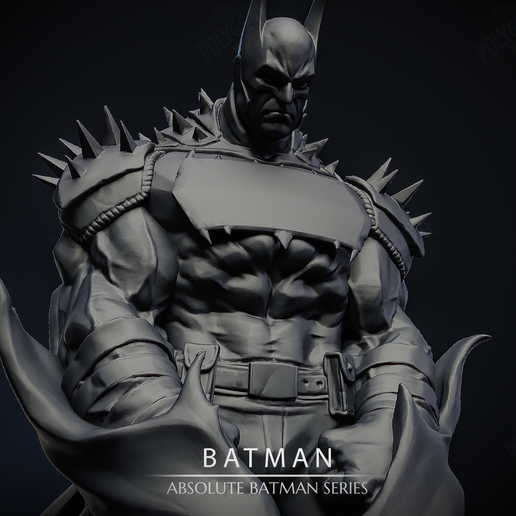 Absolute Batman – High Poly Collector’s Statue (120mm & 180mm Scales)