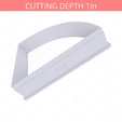 1-4_Of_Pie~4.25in-cookiecutter-only2.png Slice (1∕4) of Pie Cookie Cutter 4.25in / 10.8cm