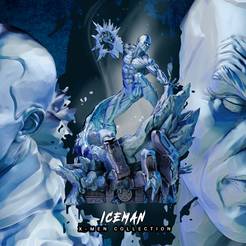 071323-Wicked-Iceman-Sculpture-Image-001.png Archivo 3D ESCULTURA WICKED MARVEL ICEMAN 2023: PROBADA Y LISTA PARA IMPRESIÓN 3D・Plan de impresión en 3D para descargar