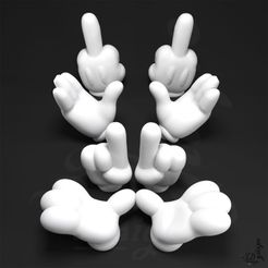 HANDS.jpg STL-Datei DISNEY-HÄNDE・Design für den 3D-Druck zum Herunterladen