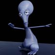 Preview6.jpg Roger From American Dad - 6 Poses 3D print model