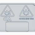 Captura-de-Pantalla-2023-02-13-a-las-12.58.32.jpg WEED TRAY GRINDERKING CALIFORNIA WARNING...WEED TRAY 180X130X12MM. ROLLING SUPPORT. EASY PRINT PRINTING WITHOUT SUPPORTS READY TO PRINT