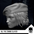 20.png Jill The Zombie Slayer Head for 6 inch action figures
