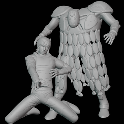 Free STL file Killer queen from Jojo's bizarre adventure 👸・3D printable  object to download・Cults