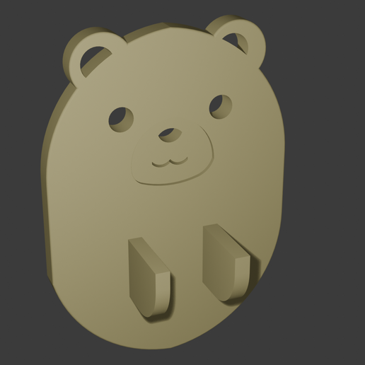 untitled.png Süßer Teddybär Netzstecker-Halter