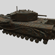 1.png Destroyed Tank Churchill MK.III (UK, WW2)