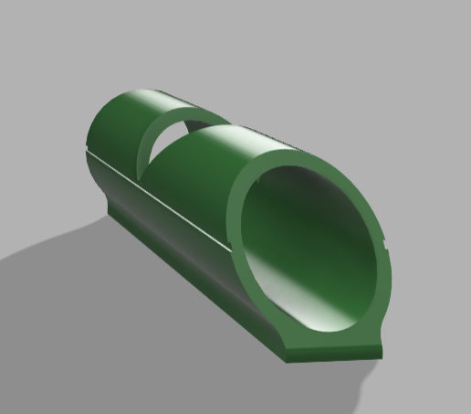 STL file Шаблон для резки утеплителя труб Ø15 мм под углом 45° 🛠️ ・3D ...