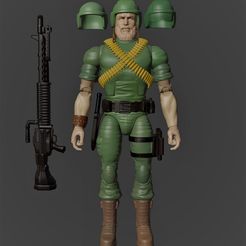 ROCKY-8-JPEG.jpg STL file Joe style articulated action figure・3D printable model to download