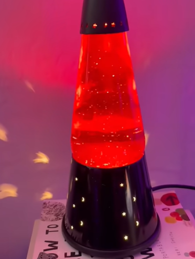 Lava Lamp Wizard Glitter Cap 3D model