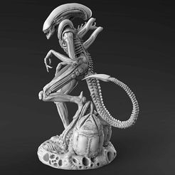 4.jpg Fichier 3D Xénomorphe Alien・Objet pour imprimante 3D à télécharger
