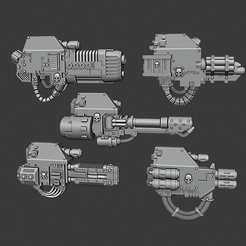 All.png Download free STL file Mortis Weaponry • 3D printer template, Red-warden-miniatures