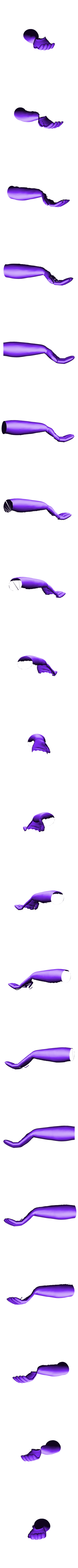 forearm_right_2.stl Принцесса Пич из игр про Марио - разноцветный