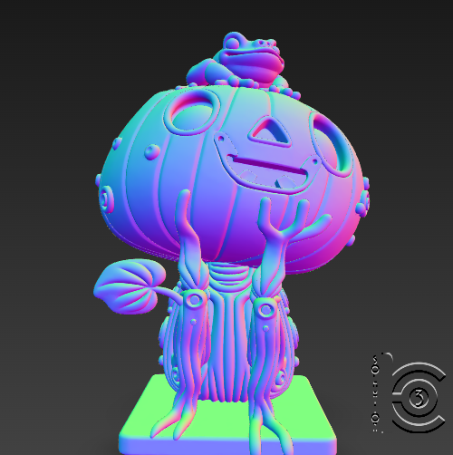 SNAG-0101.png Pumpkin Spirit with Frog Buddy