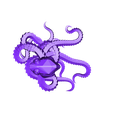 octo8.stl Plastic Reef #2: Random Octopus Generator