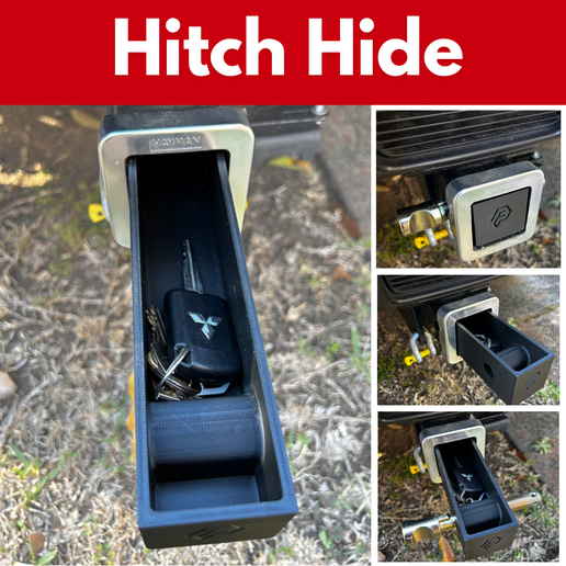 Hitch Hide – Secret Storage Compartment for Your Trailer Hitch (2" Receiver) 🔐