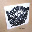 navajas-tatuar-tatuador-tinta-color-cartel-estudio.jpg Tatoo, tattoo shop logo sign for indoor decoration made with 3d-printer