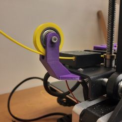 filament_guide.jpg Archivo 3D gratis Guía de rodillos de filamento - Ender 3 Max・Objeto imprimible en 3D para descargar