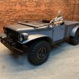E9E6E342-959C-45E1-9A9B-22C7AD73DEFC.jpeg LIKE DODGE M37 1/4 TON TRUCK - BODY FOR AXIAL SCX10II 313mm chassis
