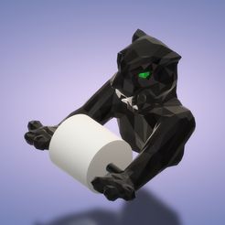 panther-2.jpg Archivo STL MAJORDOME PANTHERE WC PANTHER STYLE ORLINSKI licencia comercial・Objeto de impresión 3D para descargar