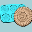 12-a.png Cookie Mould 12 - Biscuit Silicon Molding