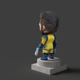 Wolverine_Rendered-6.png Chibi Wolverine Comic Suit Marvel 3D STL