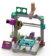 RailDLS.png 3DLS Belt Free 3D Printer from Morninglion Industries Reupload!