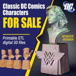 DC-Comics-STL-ad_Square_Wonder-Woman.jpg Wonder Woman bust - Classic DC Comics Character