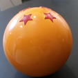 Capture d’écran 2017-01-04 à 19.51.50.png Free STL file 4 Star Dragonball・3D print model to download