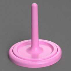 soporte-giratorio.png Rotating ball holder // Rotating ball holder // spinning machine // yarn holder // skein holder // skein holder