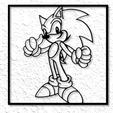 project_20230217_1934178-01.png Sonic the Hedgehog Wall Art Sonic Wall Decor