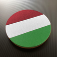 tri-hor3.png Tricolor ( Germany Austria Netherlands France Hungary Italy Romania Estonia ) - Flag Coaster