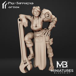 Maggie_Mechanic.png 3D-Datei Maggie Mechanic・3D-druckbares Modell zum Herunterladen