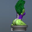 Preview15.jpg Bust She Hulk and She Hulk Fantastic Four 3D print model