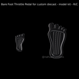 New-Project-2021-07-31T170158.363.png Bare Foot Throttle Pedal for custom diecast - model kit - R/C
