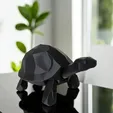 low-poly-turtle-6.webp Geometric Tortoise Sculpture – Modern Polygonal Design